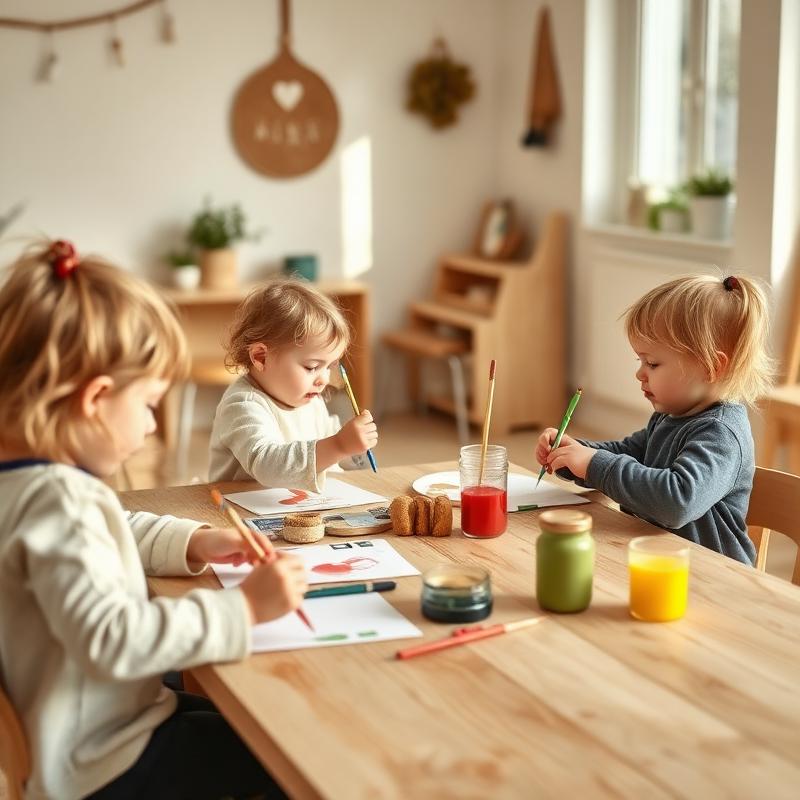 Lapsed maalivad ja meisterdavad